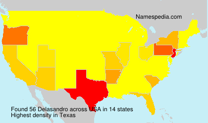 Surname Delasandro in USA Surname Delasandro in USA