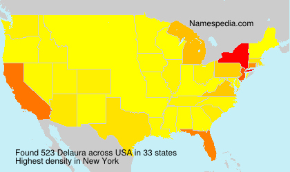 Surname Delaura in USA Surname Delaura in USA