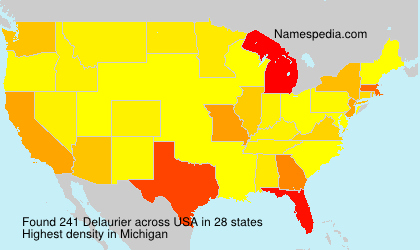 Surname Delaurier in USA Surname Delaurier in USA