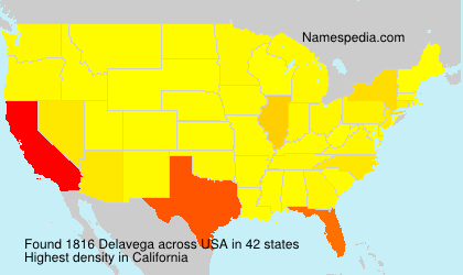 Surname Delavega in USA Surname Delavega in USA