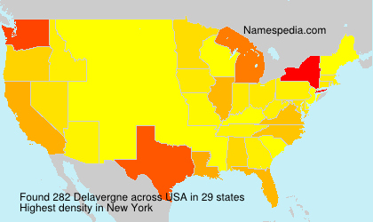 Surname Delavergne in USA Surname Delavergne in USA