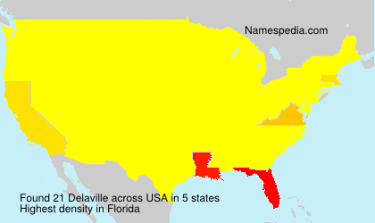 Surname Delaville in USA Surname Delaville in USA