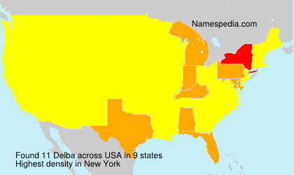 Surname Delba in USA Surname Delba in USA