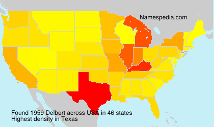 Surname Delbert in USA Surname Delbert in USA