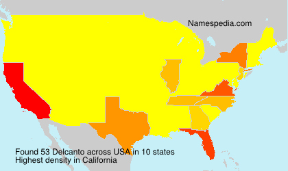 Surname Delcanto in USA Surname Delcanto in USA