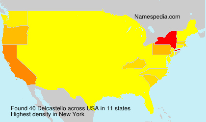 Surname Delcastello in USA Surname Delcastello in USA