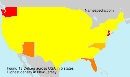 Surname Delceg in USA Surname Delceg in USA
