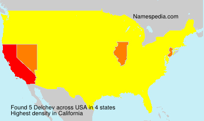 Surname Delchev in USA Surname Delchev in USA