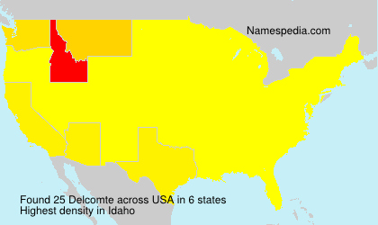 Surname Delcomte in USA Surname Delcomte in USA