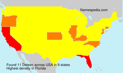 Surname Deleen in USA