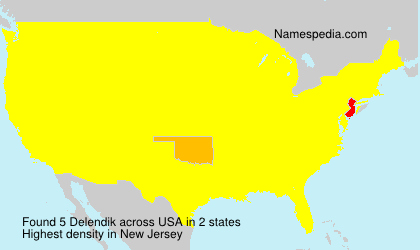 Surname Delendik in USA Surname Delendik in USA