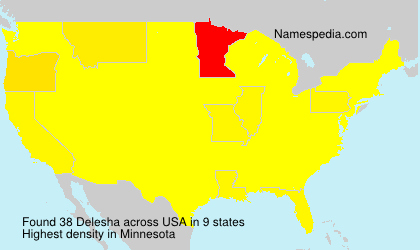 Surname Delesha in USA Surname Delesha in USA
