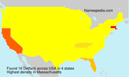 Surname Delfanti in USA Surname Delfanti in USA