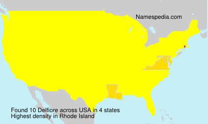 Surname Delfiore in USA Surname Delfiore in USA