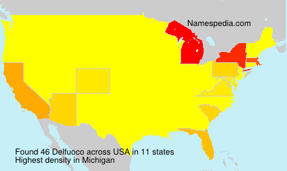 Surname Delfuoco in USA Surname Delfuoco in USA