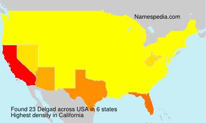 Surname Delgad in USA Surname Delgad in USA
