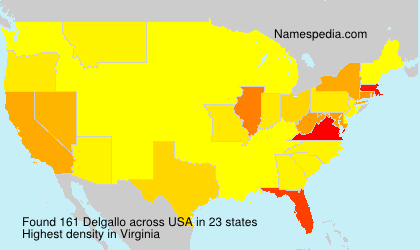 Surname Delgallo in USA Surname Delgallo in USA