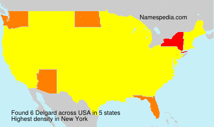 Surname Delgard in USA Surname Delgard in USA
