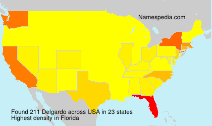 Surname Delgardo in USA