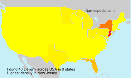 Surname Deligny in USA Surname Deligny in USA
