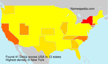 Surname Delija in USA Surname Delija in USA