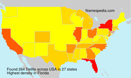 Surname Delille in USA Surname Delille in USA