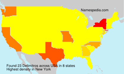Surname Delimitros in USA Surname Delimitros in USA