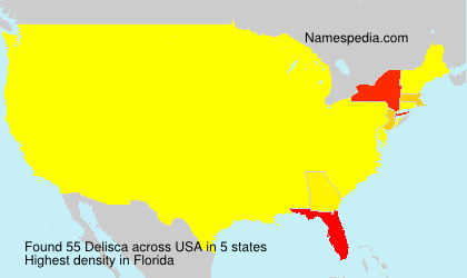 Surname Delisca in USA Surname Delisca in USA