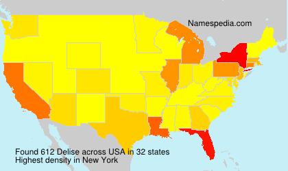 Surname Delise in USA Surname Delise in USA