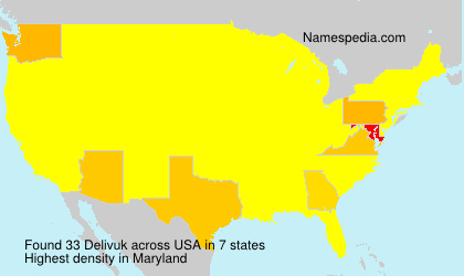 Surname Delivuk in USA Surname Delivuk in USA
