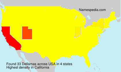 Surname Dellamas in USA Surname Dellamas in USA