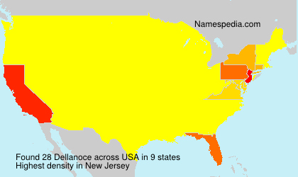 Surname Dellanoce in USA Surname Dellanoce in USA