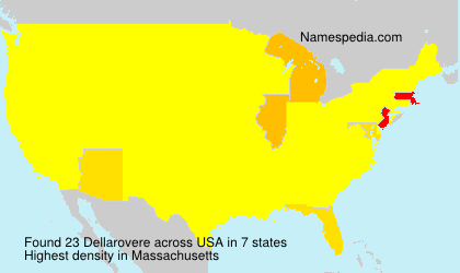 Surname Dellarovere in USA Surname Dellarovere in USA