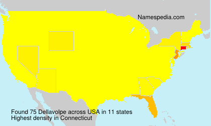 Surname Dellavolpe in USA Surname Dellavolpe in USA
