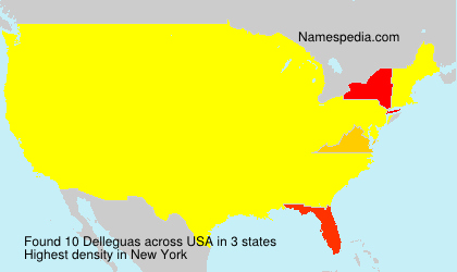 Surname Delleguas in USA Surname Delleguas in USA
