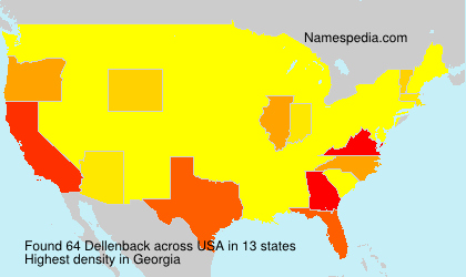 Surname Dellenback in USA Surname Dellenback in USA