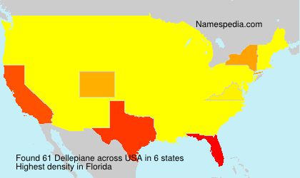 Surname Dellepiane in USA Surname Dellepiane in USA