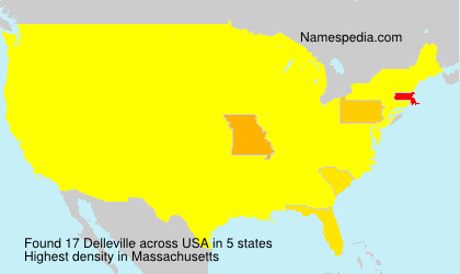Surname Delleville in USA Surname Delleville in USA