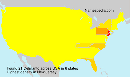 Surname Delmanto in USA Surname Delmanto in USA