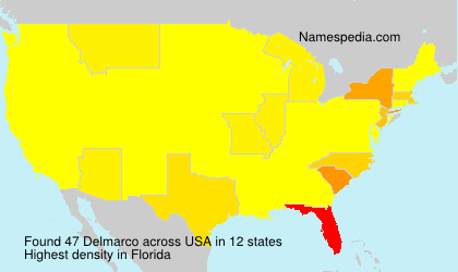 Surname Delmarco in USA Surname Delmarco in USA