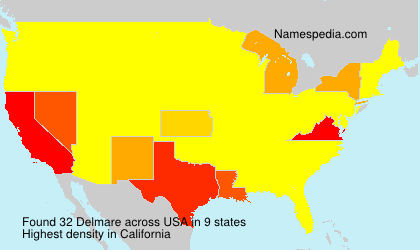 Surname Delmare in USA Surname Delmare in USA