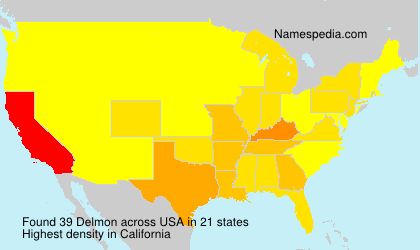 Surname Delmon in USA Surname Delmon in USA