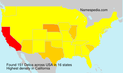 Surname Deloa in USA Surname Deloa in USA