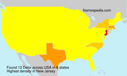 Surname Deloi in USA Surname Deloi in USA
