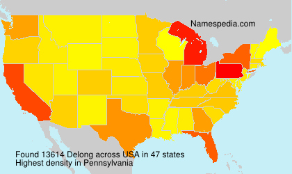 Surname Delong in USA Surname Delong in USA