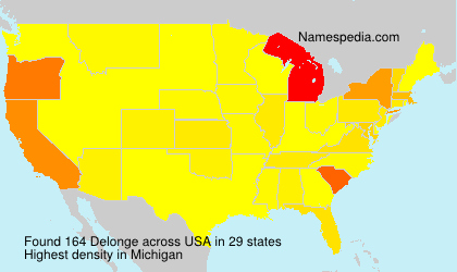 Surname Delonge in USA Surname Delonge in USA