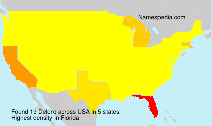 Surname Deloro in USA Surname Deloro in USA