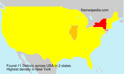 Surname Delovic in USA Surname Delovic in USA