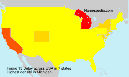 Surname Delpy in USA Surname Delpy in USA