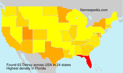 Surname Delray in USA Surname Delray in USA